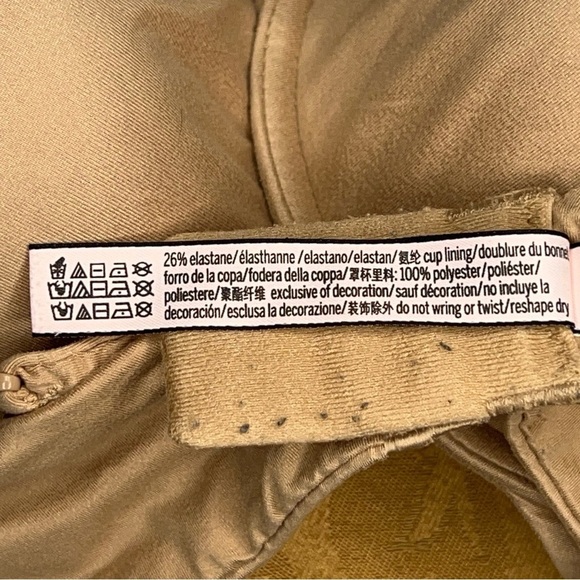 32DDD VICTORIAS SECRET BEIGE BRA UNDERWIRE LINED PERFECT COVERAGE - Picture 10 of 10